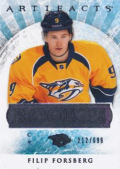 #RED214 Filip Forsberg - Nashville Predators - 2012-13 Upper Deck Artifacts Hockey