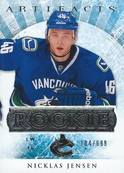 #RED239 Nicklas Jensen - Vancouver Canucks - 2012-13 Upper Deck Artifacts Hockey