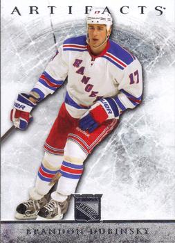 #6 Brandon Dubinsky - New York Rangers - 2012-13 Upper Deck Artifacts Hockey