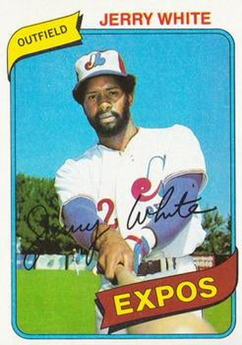 #724 Jerry White - Montreal Expos - 1980 Topps Baseball