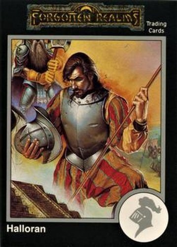 #724 Halloran - 1991 TSR Advanced Dungeons & Dragons - Silver