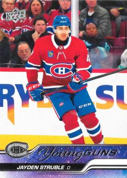 #725 Jayden Struble - Montreal Canadiens - 2023-24 Upper Deck Hockey