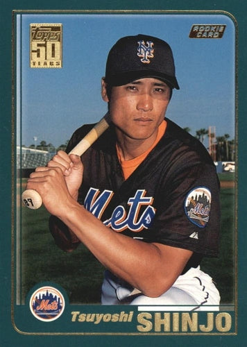 #725 Tsuyoshi Shinjo - New York Mets - 2001 Topps Baseball