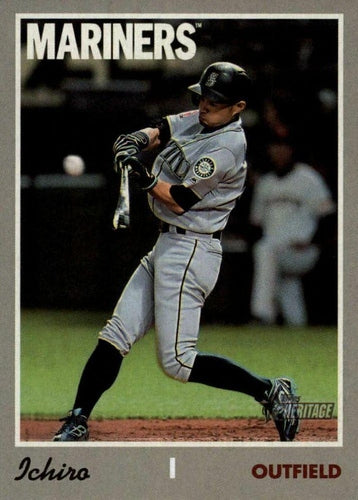 #725c Ichiro - Seattle Mariners - 2019 Topps Heritage Baseball