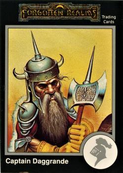 #726 Captain Daggrande - 1991 TSR Advanced Dungeons & Dragons - Silver