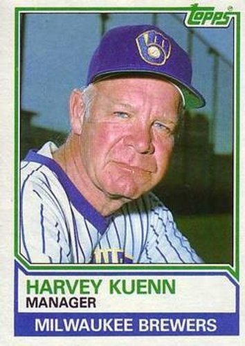 #726 Harvey Kuenn - Milwaukee Brewers - 1983 Topps Baseball
