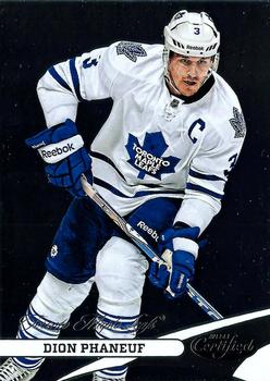 #3 Dion Phaneuf - Toronto Maple Leafs - 2012-13 Panini Certified Hockey