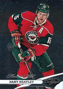 #15 Dany Heatley - Minnesota Wild - 2012-13 Panini Certified Hockey