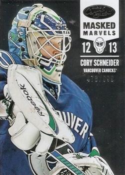 #110 Cory Schneider - Vancouver Canucks - 2012-13 Panini Certified Hockey