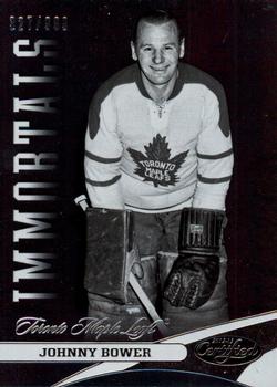 #128 Johnny Bower - Toronto Maple Leafs - 2012-13 Panini Certified Hockey