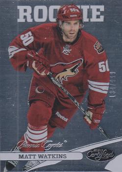 #148 Matt Watkins - Phoenix Coyotes - 2012-13 Panini Certified Hockey