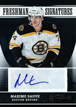 #171 Maxime Sauve - Boston Bruins - 2012-13 Panini Certified Hockey