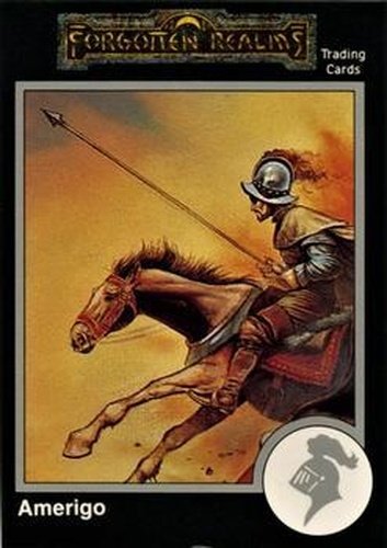 #727 Amerigo - 1991 TSR Advanced Dungeons & Dragons - Silver