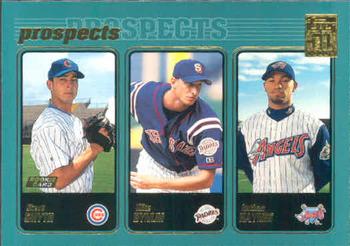 #729 Steve Smyth / Mike Bynum / Nathan Haynes - Chicago Cubs / San Diego Padres / Anaheim Angels - 2001 Topps Baseball