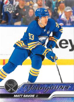 #729 Matt Savoie - Buffalo Sabres -2023-24 Upper Deck Hockey