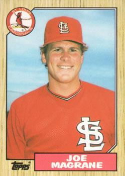 #72T Joe Magrane  - St. Louis Cardinals - 1987 Topps Traded Baseball