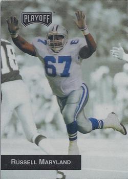 #72 Russell Maryland - Dallas Cowboys - 1993 Playoff Football