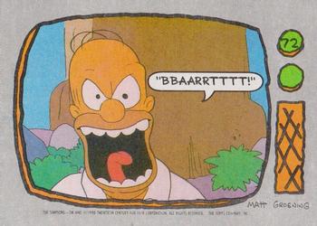 #72 Bbaarrtttt! - 1990 Topps The Simpsons