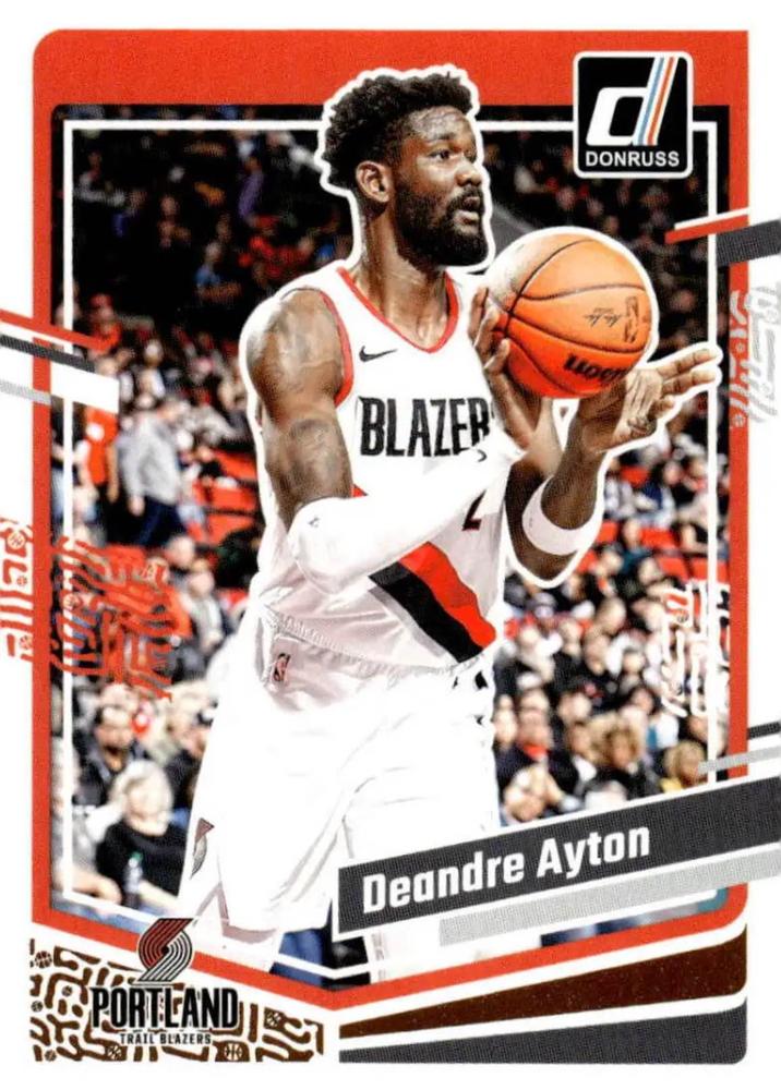 #72 Deandre Ayton - Portland Trail Blazers - 2023-24 Donruss Basketball