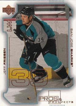 #72 Jeff Friesen - San Jose Sharks - 2000-01 Upper Deck Pros & Prospects Hockey