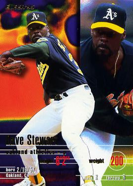 #U-72 Dave Stewart - Oakland Athletics - 1995 Fleer Update Baseball
