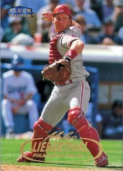 #72 Mike Lieberthal - Philadelphia Phillies - 1998 Fleer Tradition Baseball