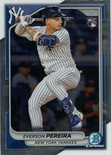 #72 Everson Pereira - New York Yankees - 2024 Bowman Chrome Baseball