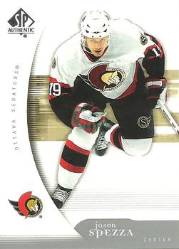 #72 Jason Spezza - Ottawa Senators - 2005-06 SP Authentic Hockey