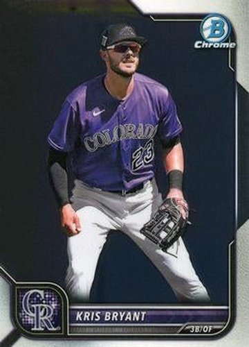 #72 Kris Bryant - Colorado Rockies - 2022 Bowman Chrome Baseball