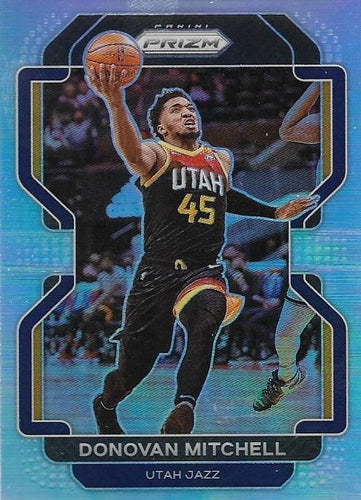 #72 Donovan Mitchell - Utah Jazz - 2021-22 Panini Prizm - Silver Basketball