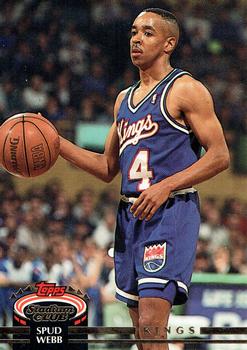 #72 Spud Webb - Sacramento Kings - 1992-93 Stadium Club Basketball