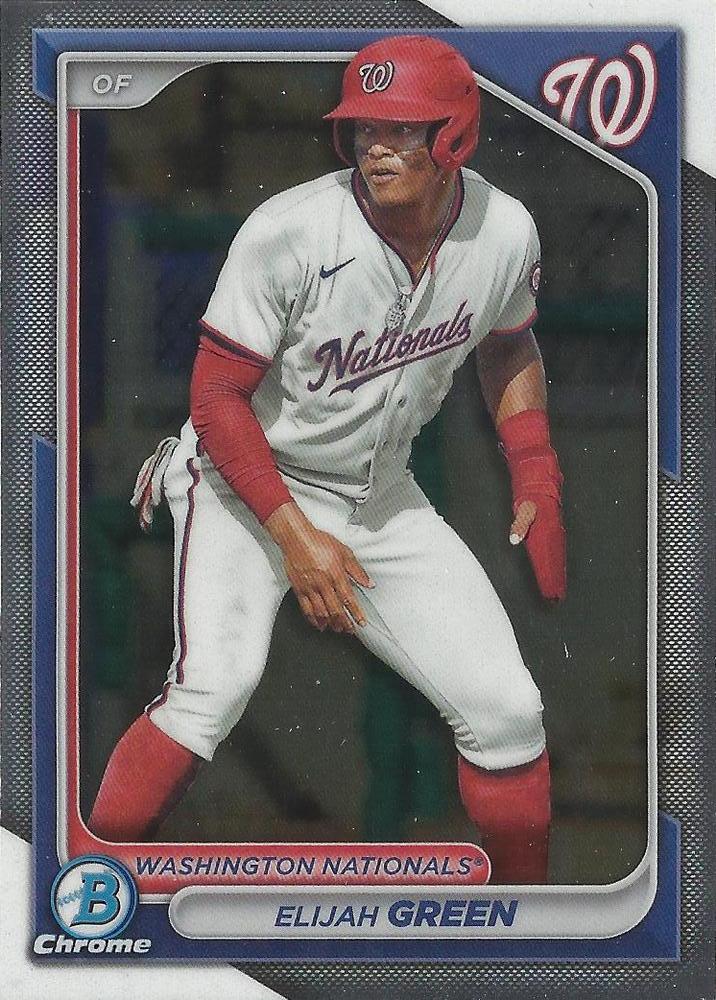 #BCP-72 Elijah Green - Washington Nationals - 2024 Bowman - Chrome Prospects Baseball