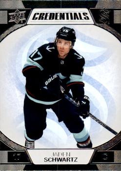 #72 Jaden Schwartz - Seattle Kraken - 2022-23 Upper Deck Credentials Hockey