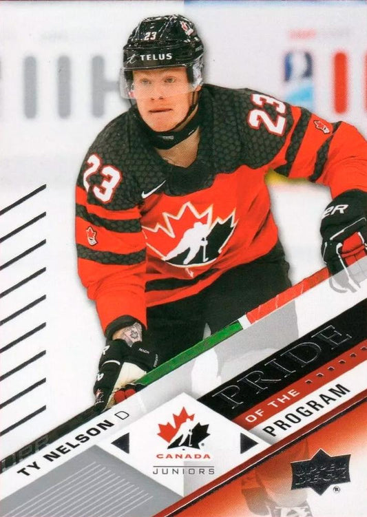 #72 Ty Nelson - Canada - 2024 Upper Deck Team Canada Juniors Hockey