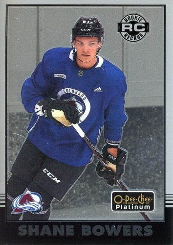 #R-72 Shane Bowers - Colorado Avalanche - 2020-21 O-Pee-Chee Platinum - Retro Hockey