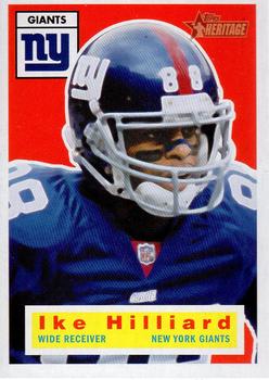 #72 Ike Hilliard - New York Giants - 2001 Topps Heritage Football