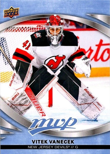 #72 Vitek Vanecek - New Jersey Devils - 2023-24 Upper Deck MVP Hockey