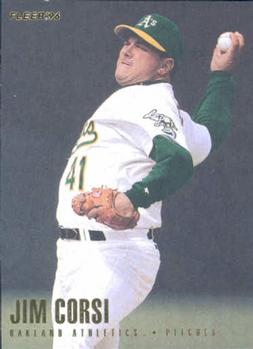 #U72 Jim Corsi - Oakland Athletics - 1996 Fleer Update Baseball