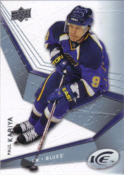 #72 Paul Kariya - St. Louis Blues - 2008-09 Upper Deck Ice Hockey