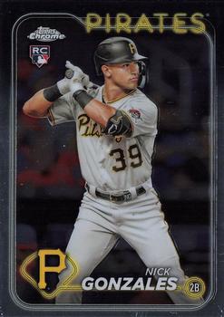 #72 Nick Gonzales - Pittsburgh Pirates - 2024 Topps Chrome Baseball