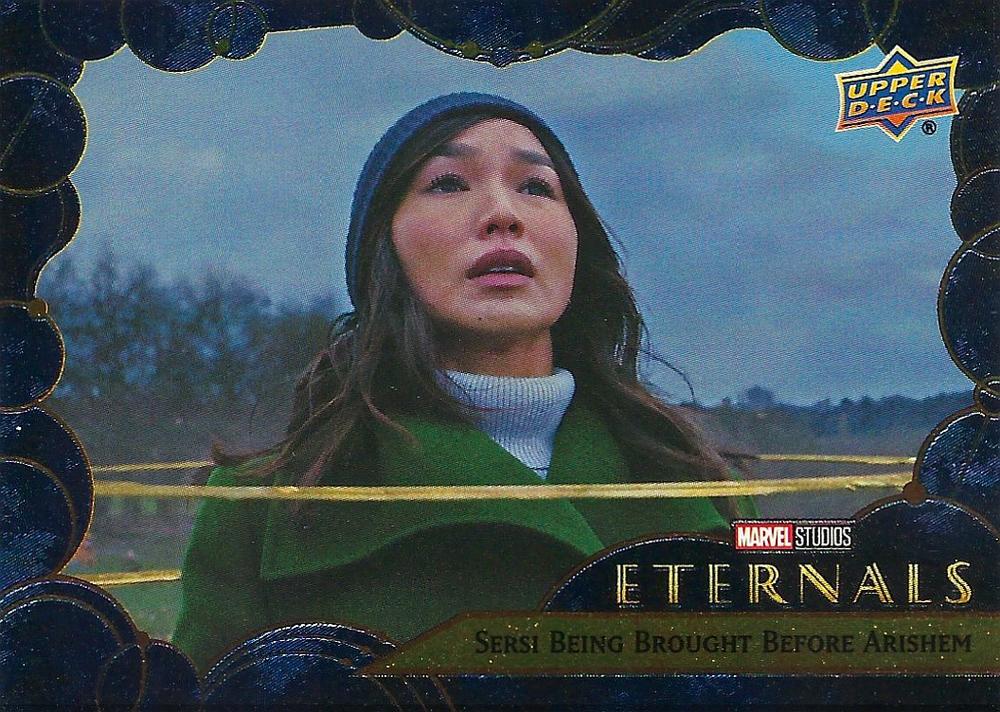 #72 Sersi Being Brought Before Arishem - 2023 Upper Deck Marvel Eternals