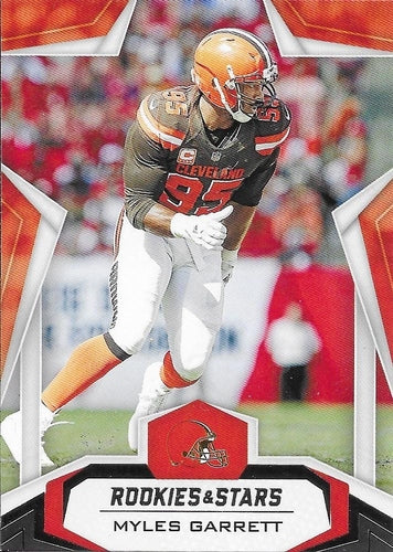 #72 Myles Garrett - Cleveland Browns - 2019 Panini Rookies & Stars Football