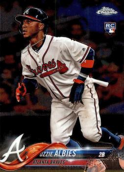 #72 Ozzie Albies - Atlanta Braves - 2018 Topps Chrome Baseball