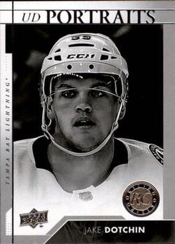 #P-72 Jake Dotchin - Tampa Bay Lightning - 2017-18 Upper Deck - UD Portraits Hockey