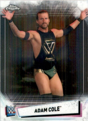 #72 Adam Cole - 2021 Topps WWE Chrome Wrestling