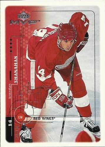 #72 Brendan Shanahan - Detroit Red Wings - 1998-99 Upper Deck MVP Hockey