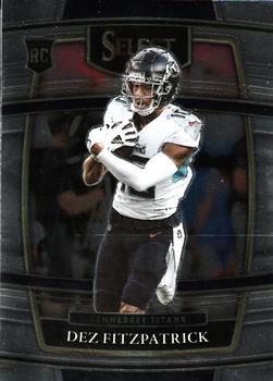 #72 Dez Fitzpatrick - Tennessee Titans - 2021 Panini Select - Black and Gold Prizm Die Cut Football