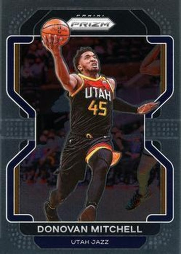 #72 Donovan Mitchell - Utah Jazz - 2021-22 Panini Prizm Basketball