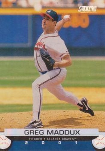 #72 Greg Maddux - Atlanta Braves - 2001 Stadium Club Baseball