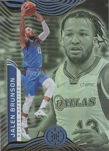 #72 Jalen Brunson - Dallas Mavericks - 2021-22 Panini Illusions Basketball